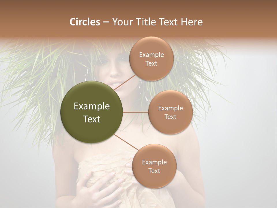 Girl Eco Concept PowerPoint Template