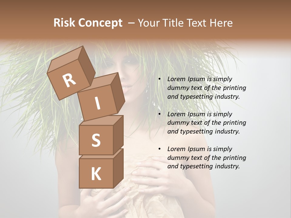 Girl Eco Concept PowerPoint Template