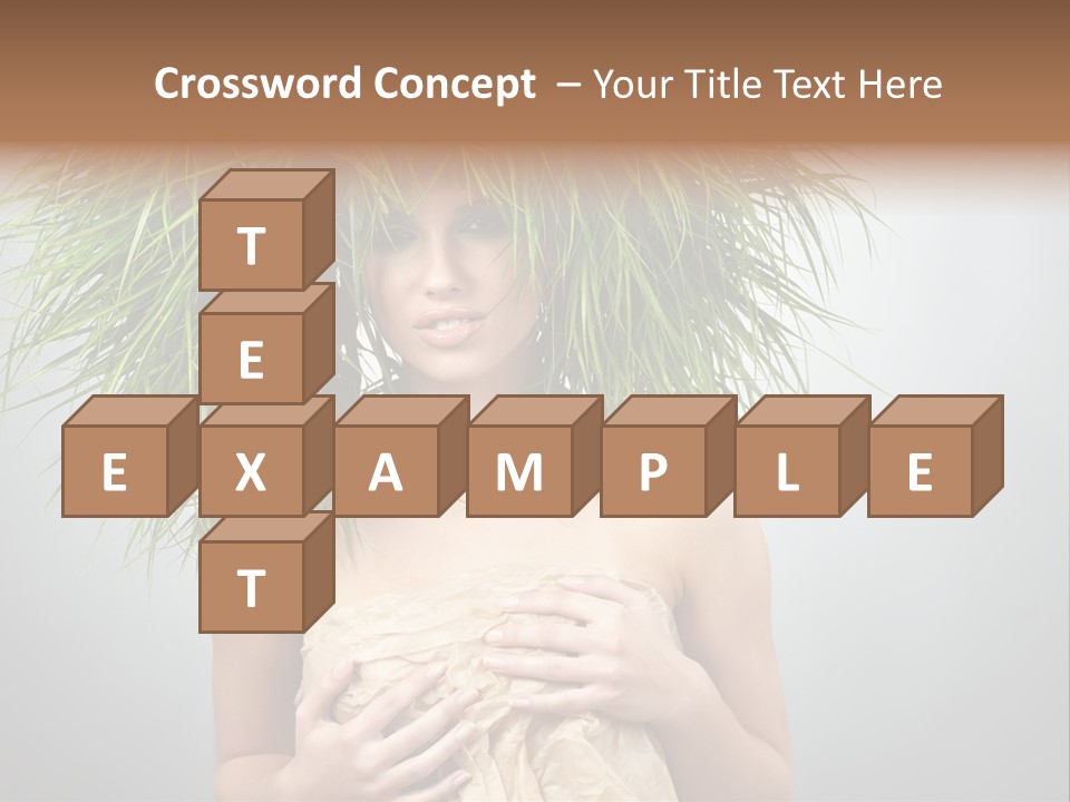 Girl Eco Concept PowerPoint Template