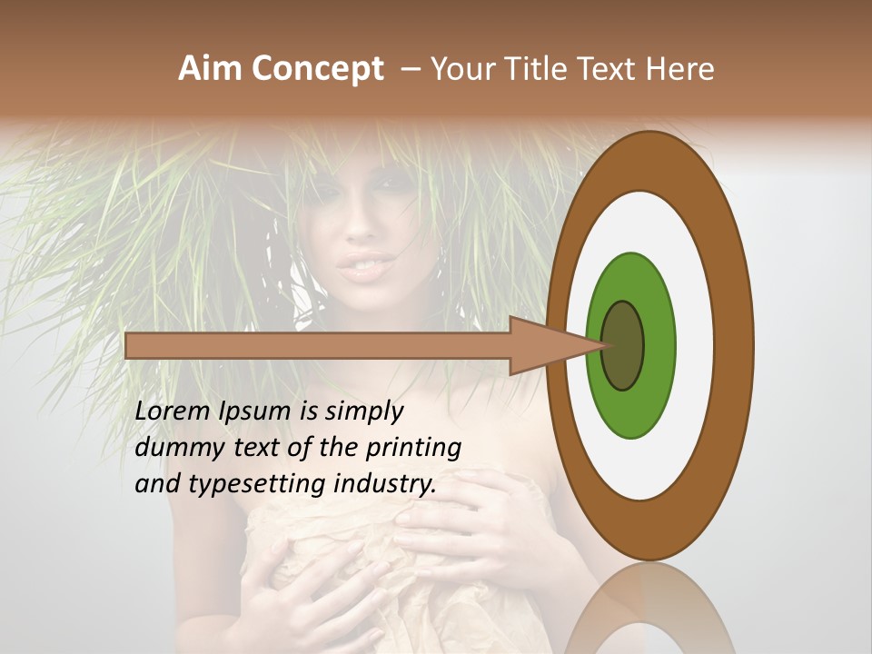 Girl Eco Concept PowerPoint Template