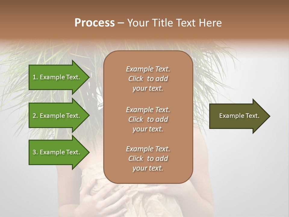 Girl Eco Concept PowerPoint Template