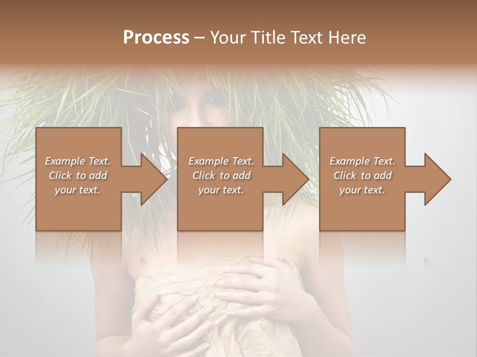 Girl Eco Concept PowerPoint Template