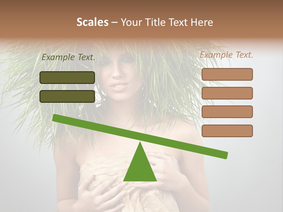 Girl Eco Concept PowerPoint Template