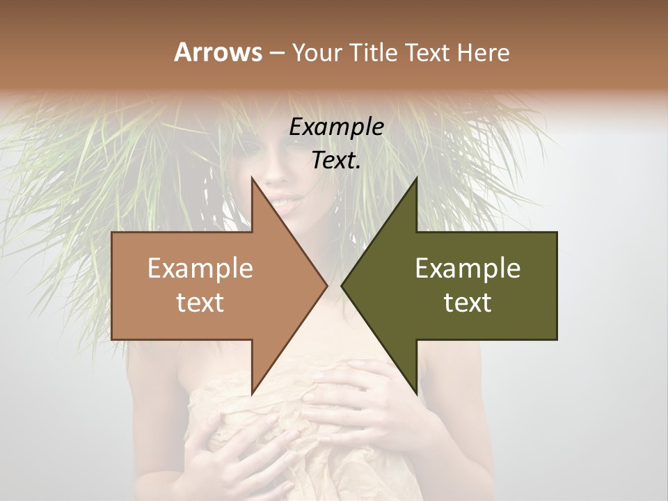 Girl Eco Concept PowerPoint Template