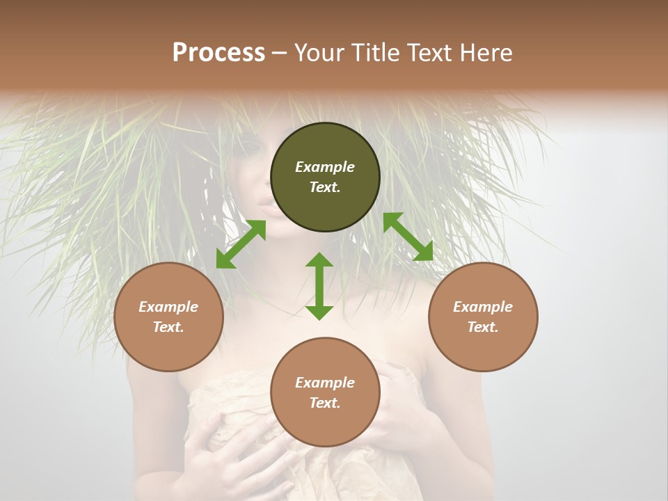 Girl Eco Concept PowerPoint Template