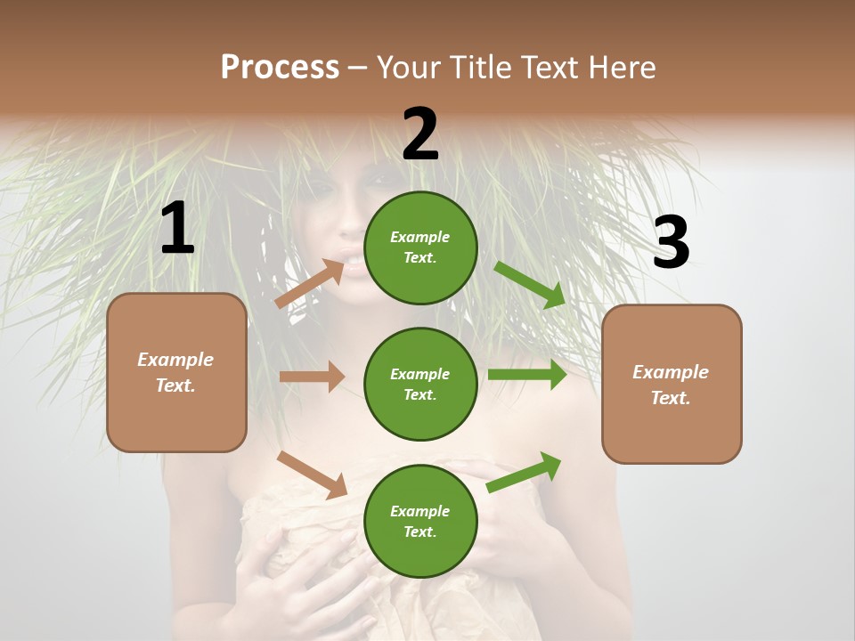 Girl Eco Concept PowerPoint Template