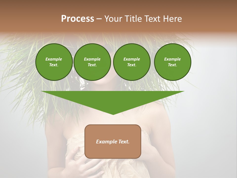 Girl Eco Concept PowerPoint Template