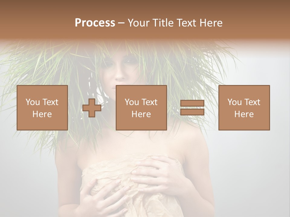 Girl Eco Concept PowerPoint Template