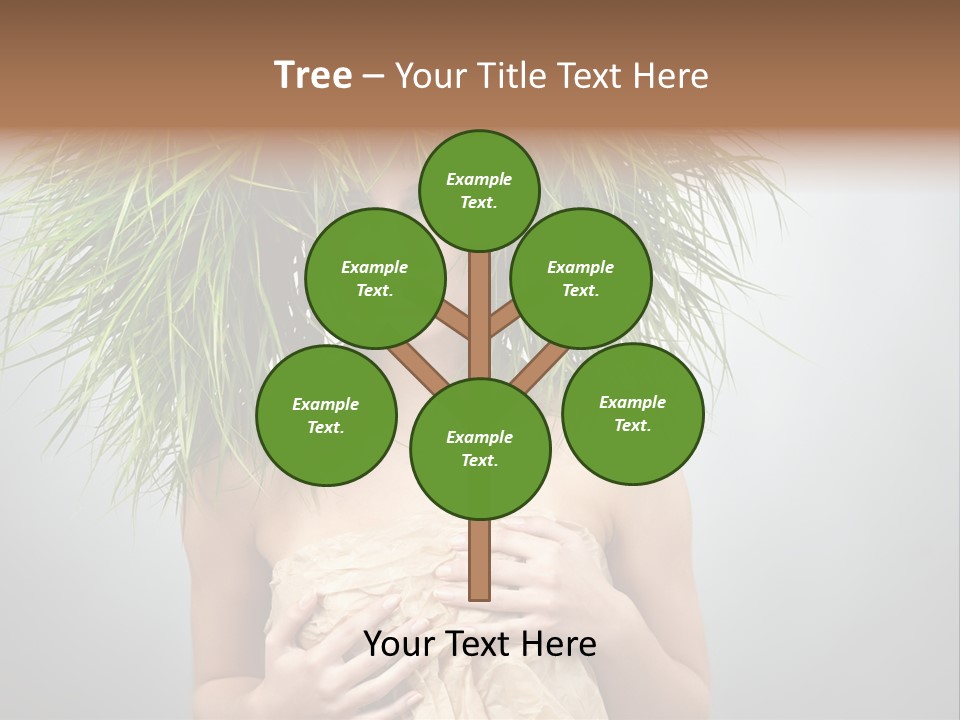 Girl Eco Concept PowerPoint Template