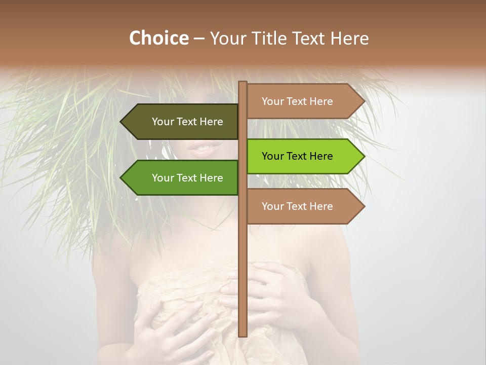 Girl Eco Concept PowerPoint Template