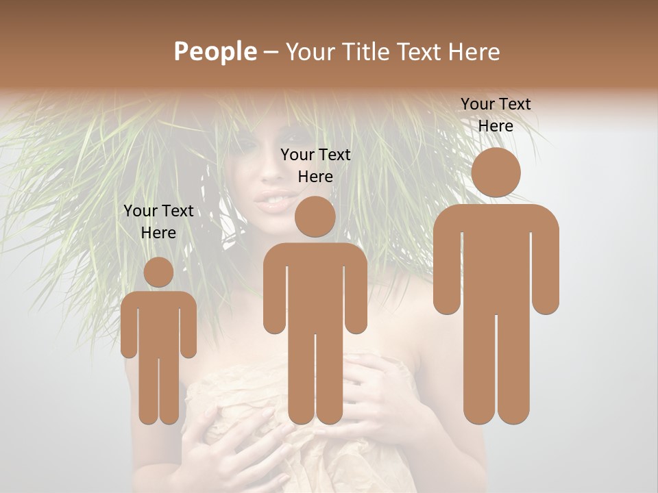 Girl Eco Concept PowerPoint Template