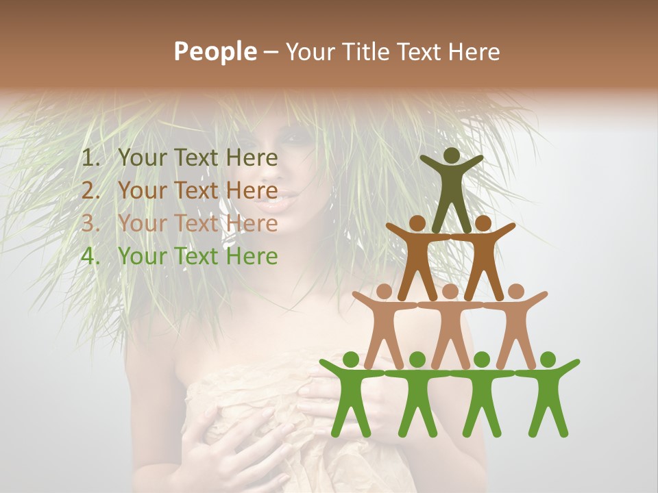 Girl Eco Concept PowerPoint Template