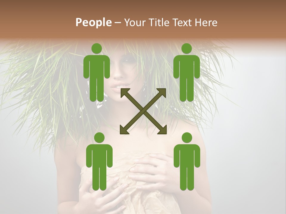 Girl Eco Concept PowerPoint Template