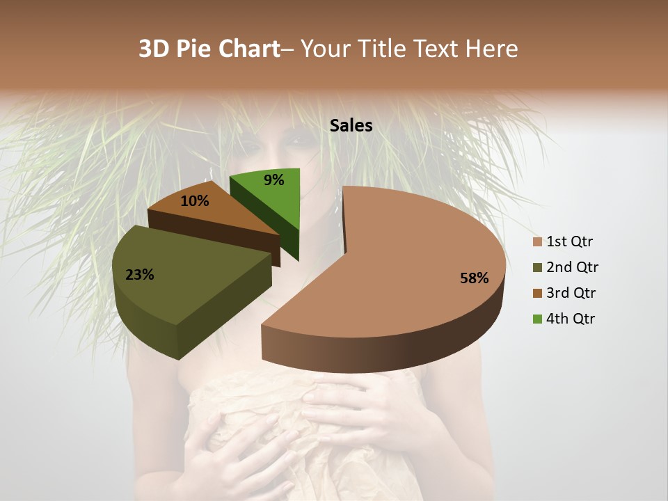 Girl Eco Concept PowerPoint Template