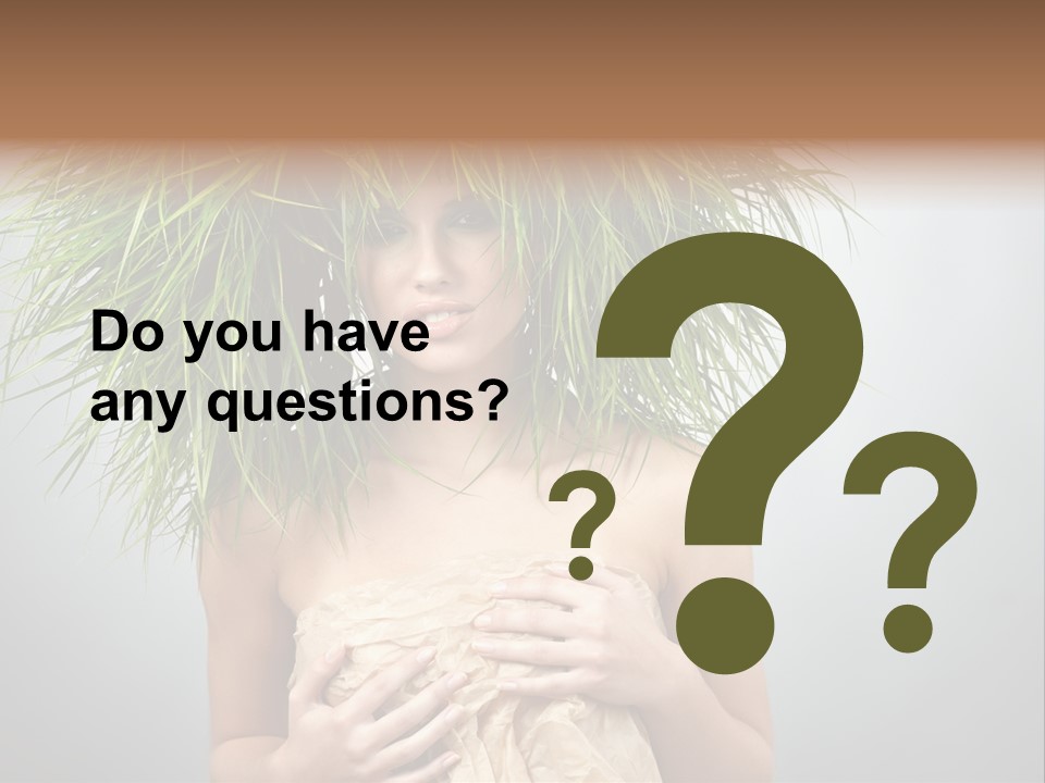 Girl Eco Concept PowerPoint Template