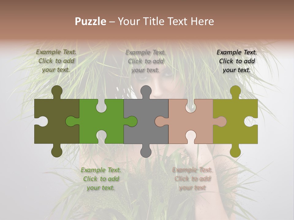 Copy Space Floral Fresh PowerPoint Template