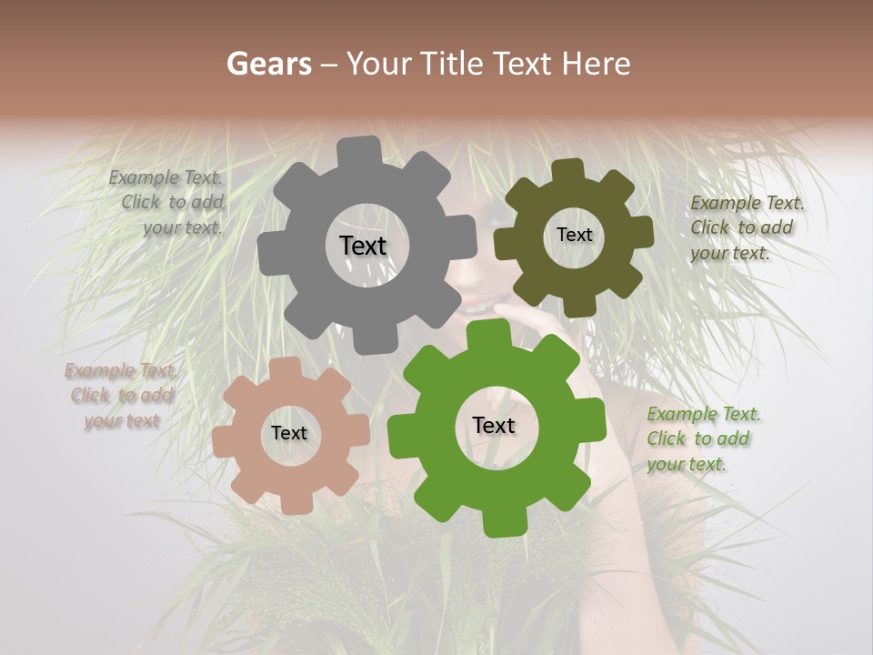 Copy Space Floral Fresh PowerPoint Template