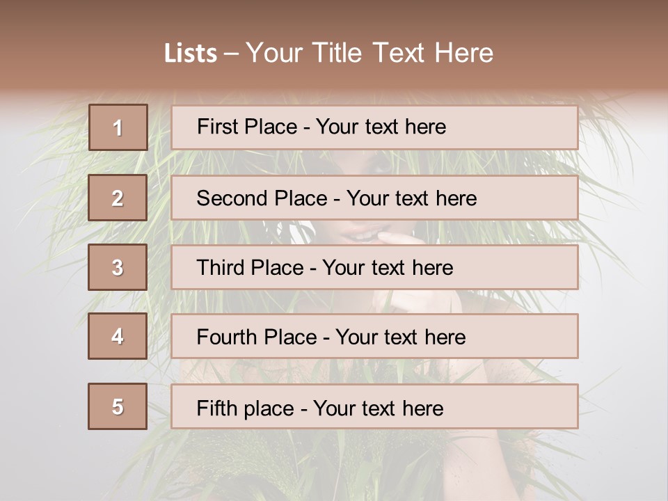 Copy Space Floral Fresh PowerPoint Template