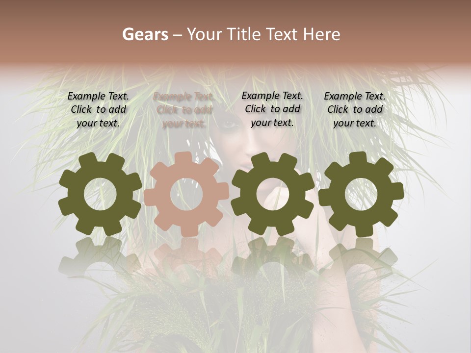 Copy Space Floral Fresh PowerPoint Template