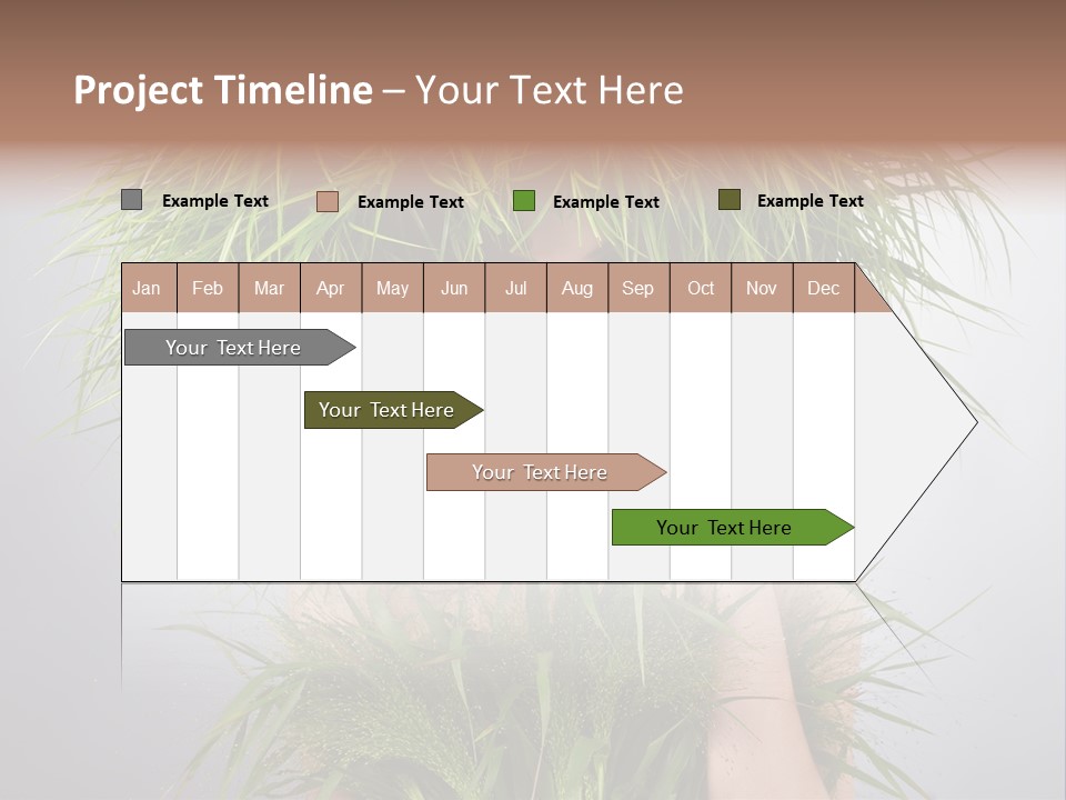 Copy Space Floral Fresh PowerPoint Template