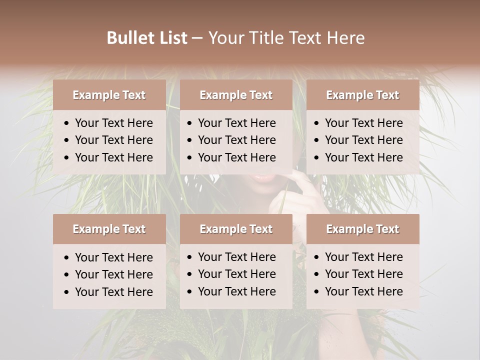 Copy Space Floral Fresh PowerPoint Template
