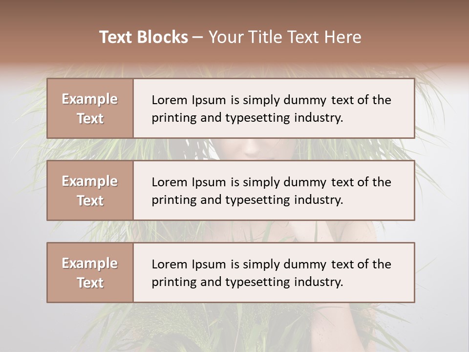 Copy Space Floral Fresh PowerPoint Template