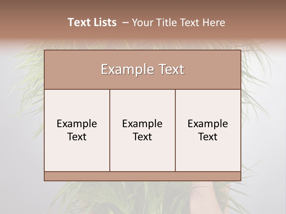 Copy Space Floral Fresh PowerPoint Template