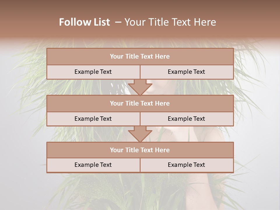 Copy Space Floral Fresh PowerPoint Template