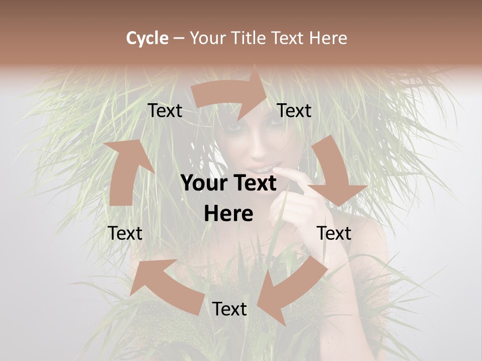 Copy Space Floral Fresh PowerPoint Template
