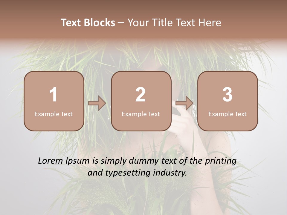 Copy Space Floral Fresh PowerPoint Template