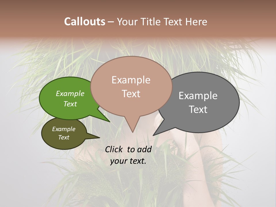 Copy Space Floral Fresh PowerPoint Template