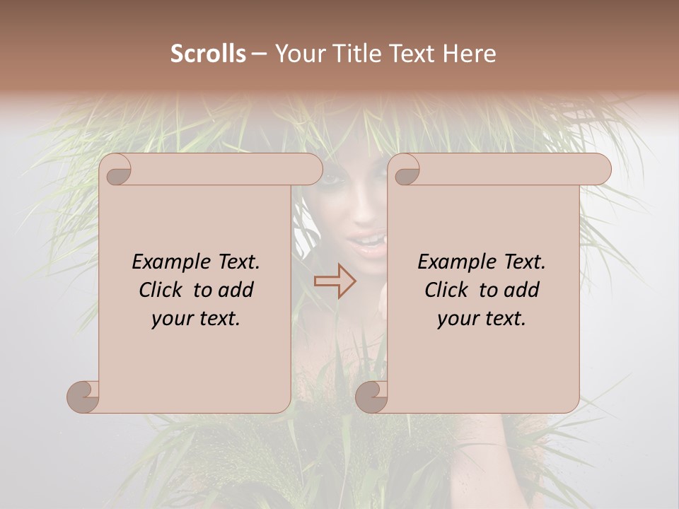 Copy Space Floral Fresh PowerPoint Template