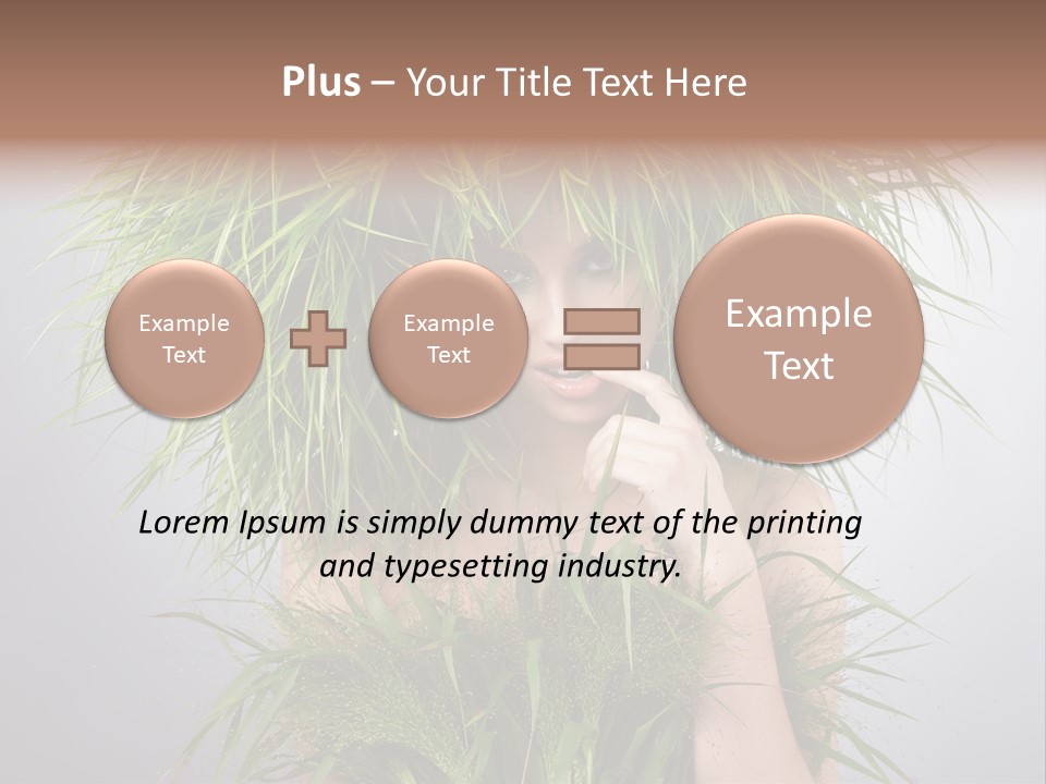Copy Space Floral Fresh PowerPoint Template