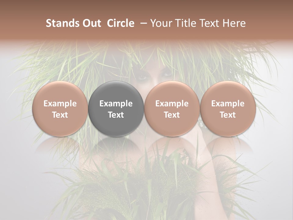 Copy Space Floral Fresh PowerPoint Template