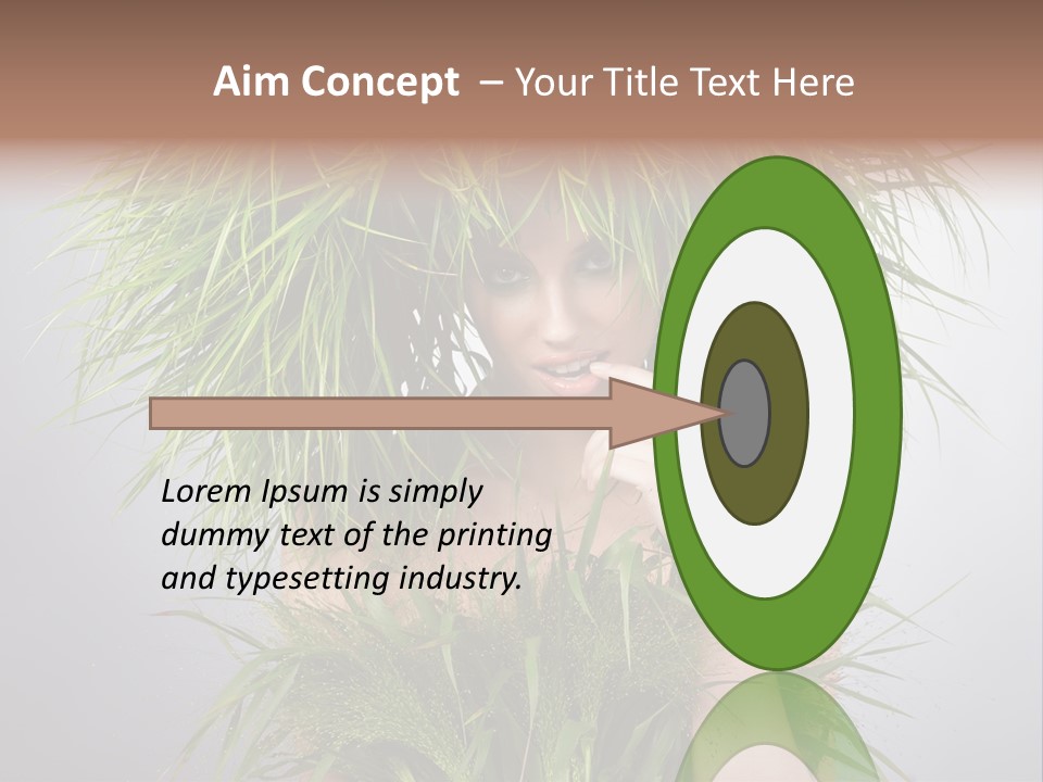 Copy Space Floral Fresh PowerPoint Template