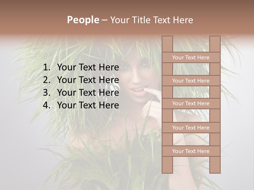 Copy Space Floral Fresh PowerPoint Template