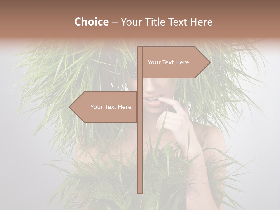 Copy Space Floral Fresh PowerPoint Template