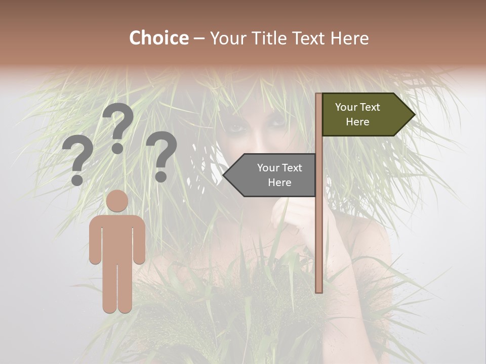 Copy Space Floral Fresh PowerPoint Template