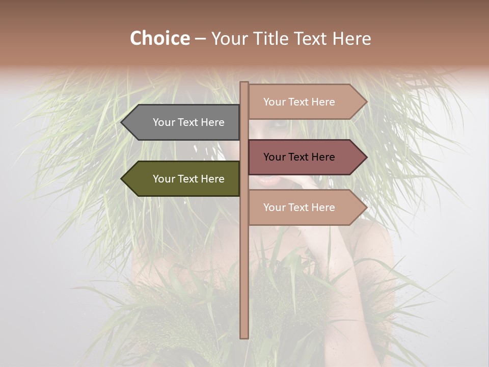 Copy Space Floral Fresh PowerPoint Template