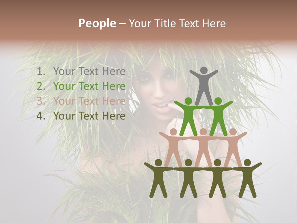 Copy Space Floral Fresh PowerPoint Template