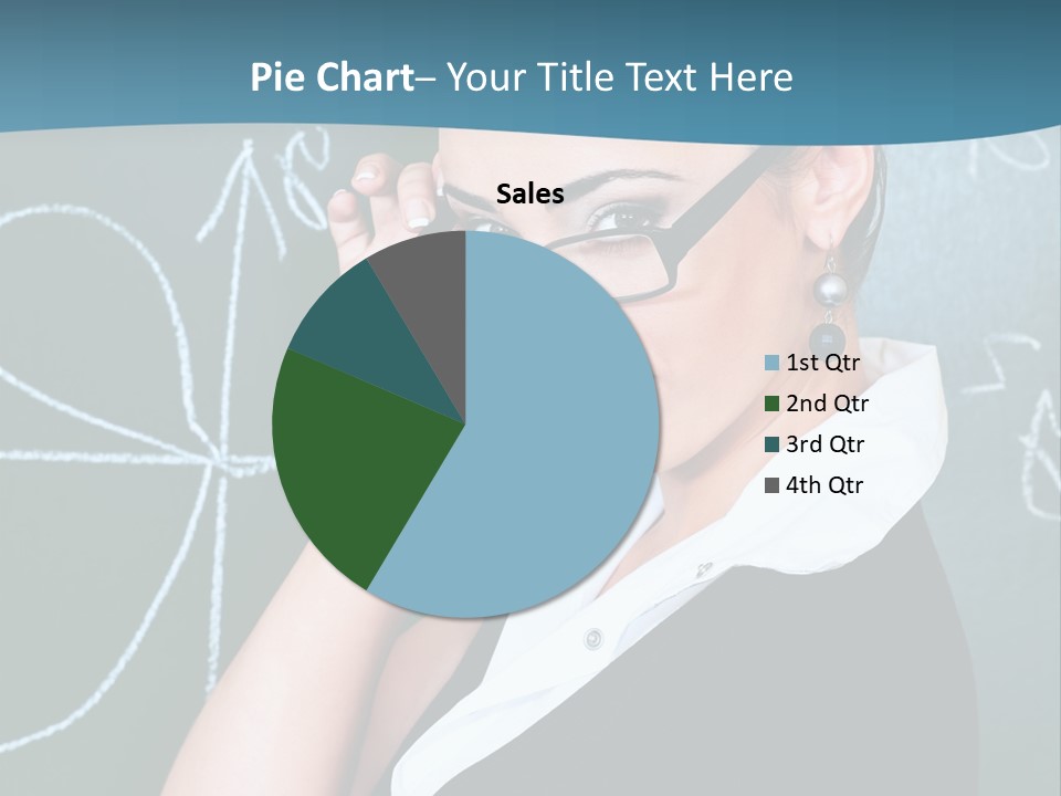 Close Up Colour Y PowerPoint Template