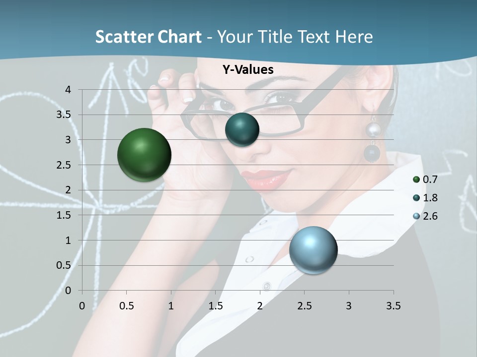 Close Up Colour Y PowerPoint Template