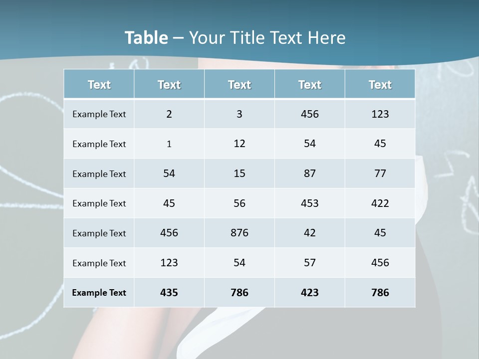 Close Up Colour Y PowerPoint Template