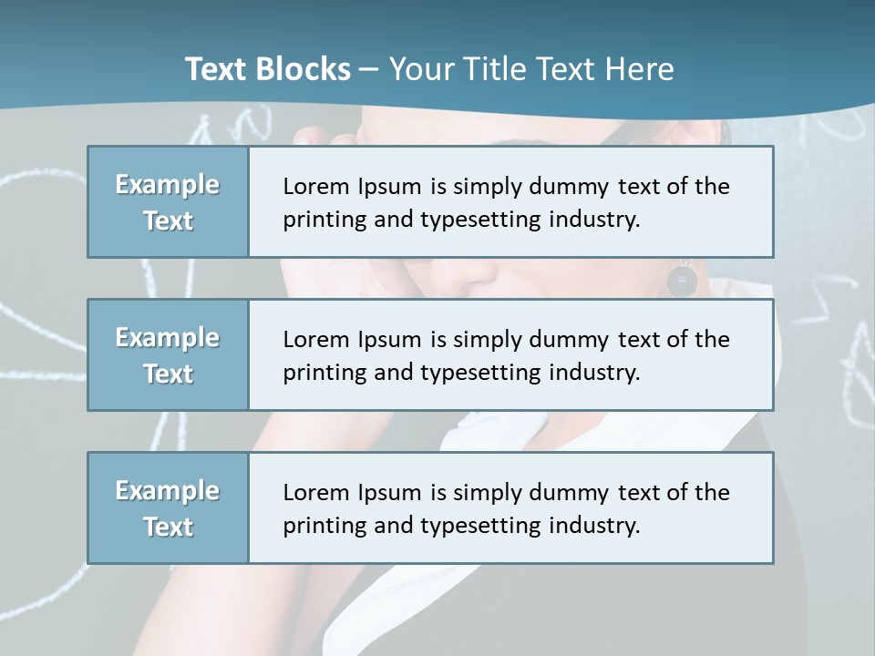Close Up Colour Y PowerPoint Template