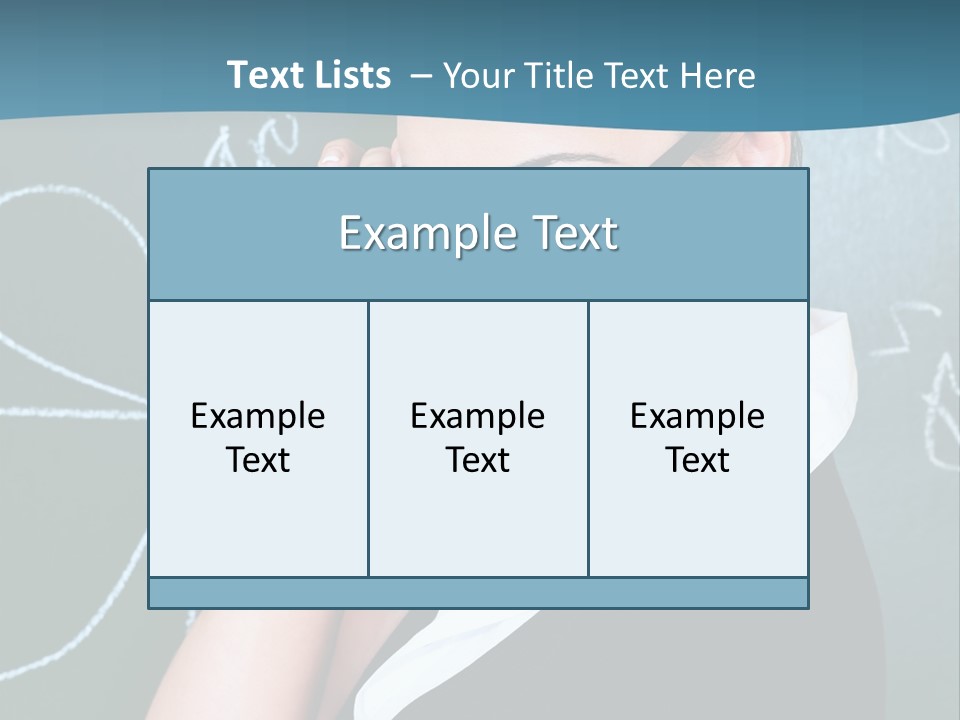 Close Up Colour Y PowerPoint Template