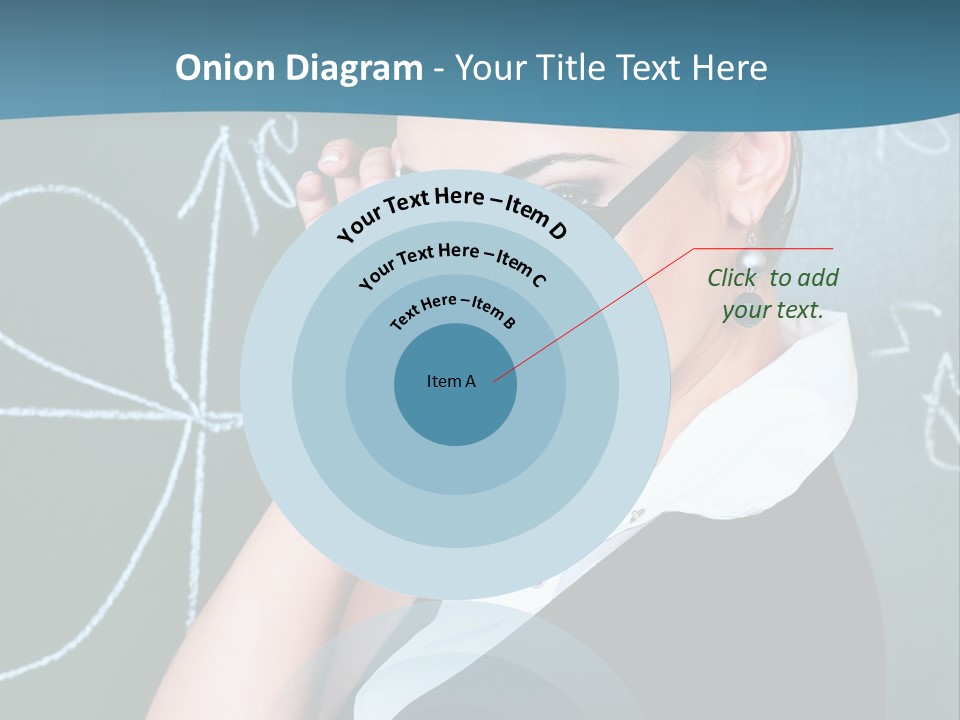 Close Up Colour Y PowerPoint Template