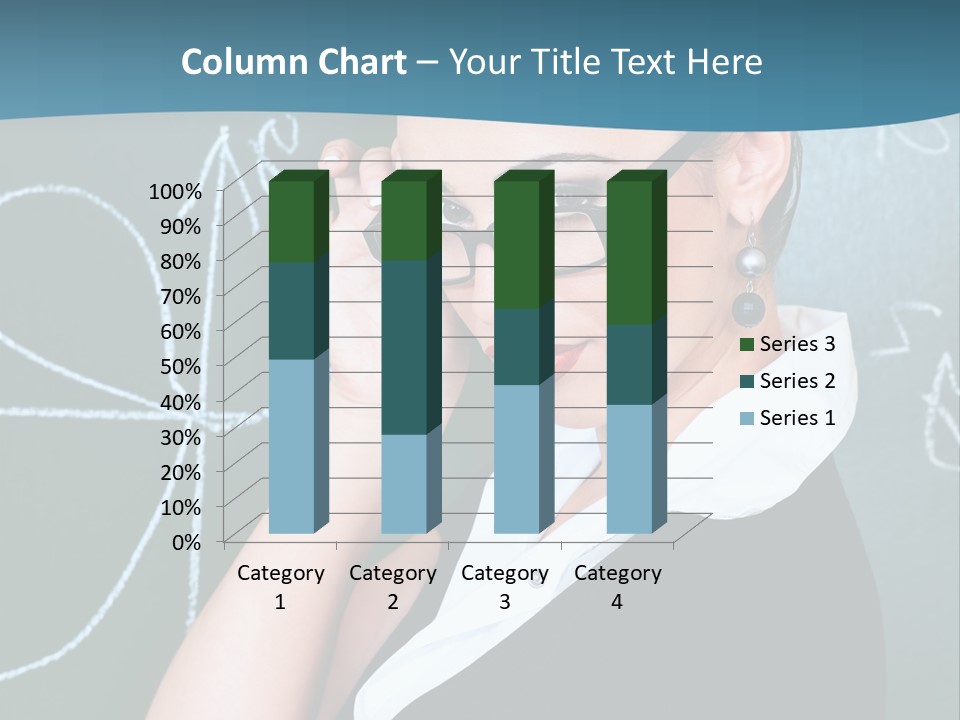 Close Up Colour Y PowerPoint Template