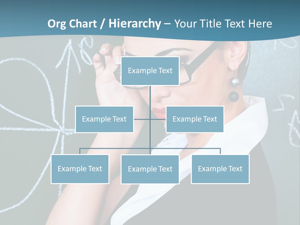 Close Up Colour Y PowerPoint Template