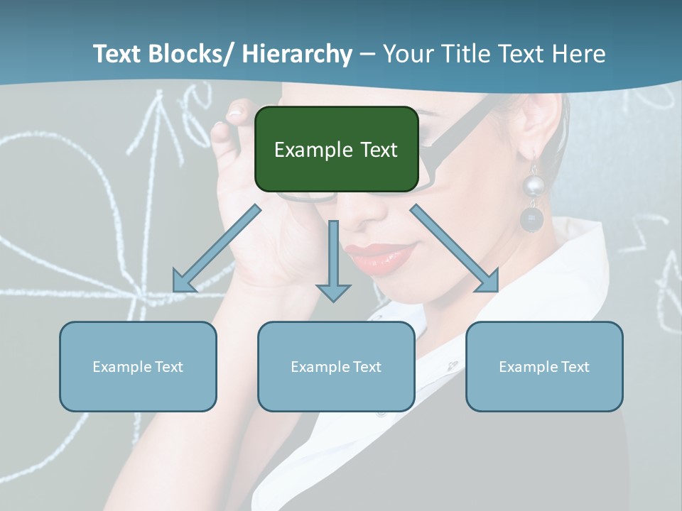 Close Up Colour Y PowerPoint Template