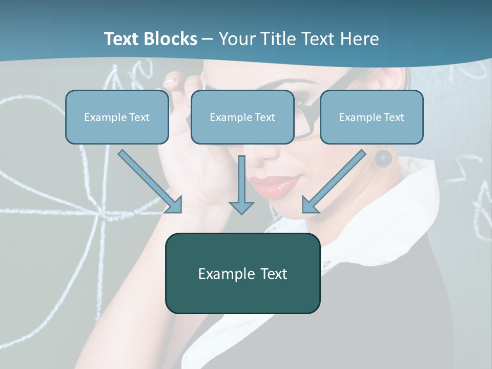 Close Up Colour Y PowerPoint Template
